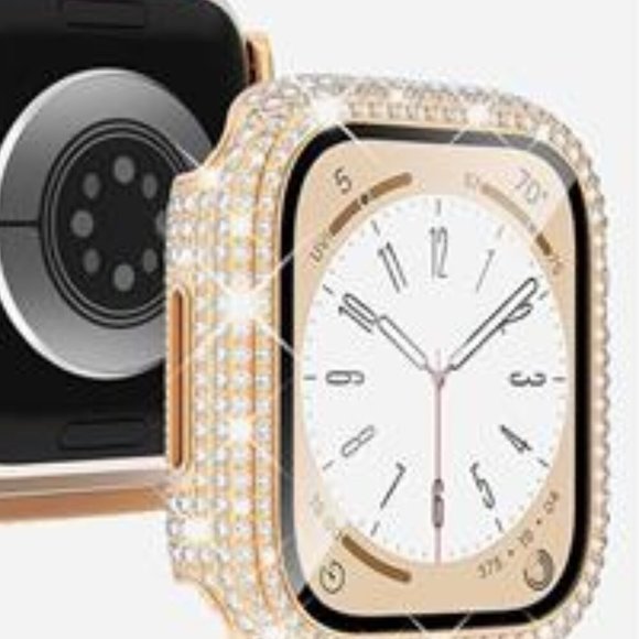 NEW Luxury Rhinestone Apple Watch Band with Case main image 6